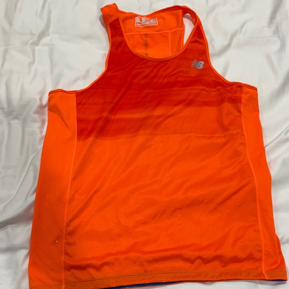 New Balance Vibrant Orange Athletic Tank - Picture 1 of 3